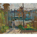 Reproduktion des Gemäldes Lagny-Gemälde, Nono an der Gartenzaun - Henri Lebasque