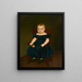 Portrait eines Kindes - Lambert Sustris — gerahmtes Bild an der Wand