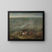 französischer Kommandeure am Sitz von Rheinberg 1672 - Lambert de Hondt II — gerahmtes Bild an der Wand