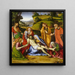 Lamentation - Andrea Solario — gerahmtes Bild an der Wand