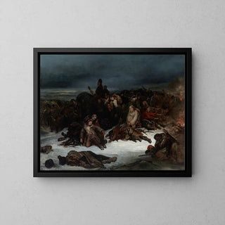 Der Rückzug der Armee Napoleons aus Russland im Jahr 1812 von Ary Scheffer