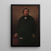Portrait von Francis Walsingham Tracy - Lars Gustaf Sellstedt — gerahmtes Bild an der Wand