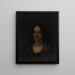 Portrait von Frau Millard Fillmore - Lars Gustaf Sellstedt — gerahmtes Bild an der Wand