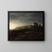 Eine Waldlandschaft - Lars Hertervig — gerahmtes Bild an der Wand