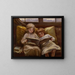 Interessante Geschichte - Laura Muntz Lyall — gerahmtes Bild an der Wand