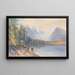 Lac Diamant Wakatipu - Laurence William Wilson — gerahmtes Bild an der Wand