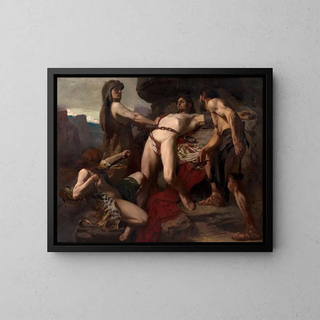 Laurent JacquotDefrance - Vulcan chains Prometheus to the peaks of the Caucasus.webp