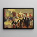 L'Homme se lève de table - Laurits Tuxen — gerahmtes Bild an der Wand