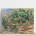 Reproduktion des Gemäldes Lavandières am Flussufer - Pierre-Auguste Renoir