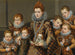 Portrait von Bianca Degli Utili Maselli, die einen Hund hält und von sechs ihrer Kinder umgeben ist - Lavinia Fontana — Ansicht des Kunstwerks