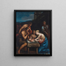 L'Adoration des bergers - Lavinia Fontana — gerahmtes Bild an der Wand
