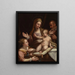 Die Heilige Familie mit der heiligen Katharina von Alexandria - Lavinia Fontana — gerahmtes Bild an der Wand