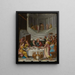 Die Hochzeit zu Kana - Lavinia Fontana — gerahmtes Bild an der Wand