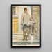 Eine Badende - Lawrence Alma-Tadema — gerahmtes Bild an der Wand