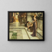 Ein Apodytère - Lawrence Alma-Tadema — gerahmtes Bild an der Wand