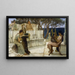 Sappho und Alcée - Lawrence Alma-Tadema — gerahmtes Bild an der Wand