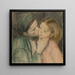 Der Kuss - Elizabeth Nourse — gerahmtes Bild an der Wand