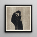Der Kuss IV - Edvard Munch — gerahmtes Bild an der Wand