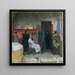 Der Barbier von Singapur - Emil Orlik — gerahmtes Bild an der Wand