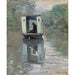 Reproduktion des Gemäldes Le Bateau-Atelier - Claude Monet