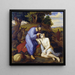 Der gute Samariter - Friedrich von Olivier — gerahmtes Bild an der Wand