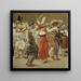 Der Karneval in Rom, Fragment - Christoffer Wilhelm Eckersberg — gerahmtes Bild an der Wand