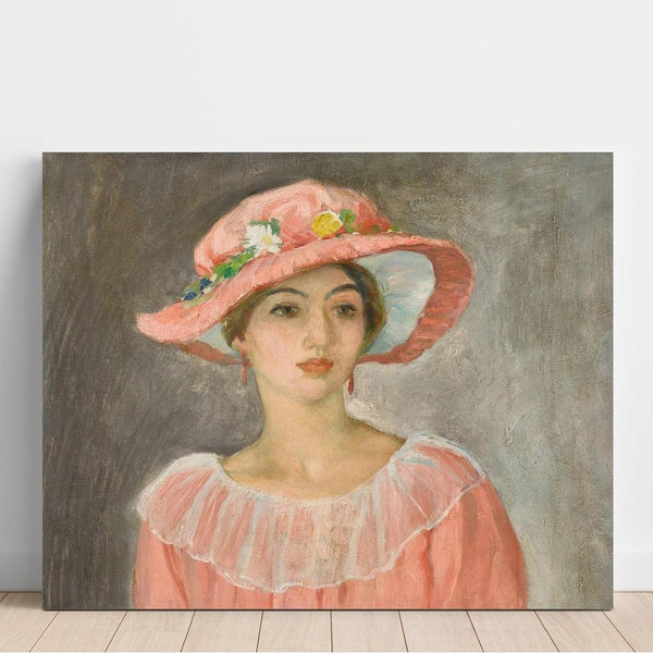 Reproduktion des Gemäldes Der rosa Hut - Henri Lebasque