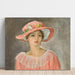 Reproduktion des Gemäldes Der rosa Hut - Henri Lebasque