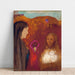 Reproduktion des Gemäldes Der Christus und die Samariterin (Der Blumenstrauß mit weißen Blumen) - Odilon Redon