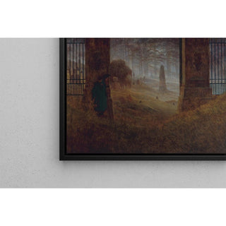 Le Cimetière - Caspar David Friedrich | Reproduction Tableau Décoration murale affiche copie