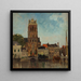 Der Kirchturm der Dordrecht-Kirche - Carl Sknberg — gerahmtes Bild an der Wand