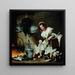 Der Koch - Bernardo Strozzi — gerahmtes Bild an der Wand