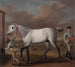 Der Herzog von Hamilton und sein siegreiches Rennpferd in Newmarket - John Wootton — Ansicht des Kunstwerks