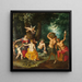 Das Festmahl des Bacchus - Jan Brueghel der Jüngere — gerahmtes Bild an der Wand