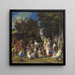 Das Festmahl der Götter - Giovanni Bellini — gerahmtes Bild an der Wand