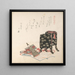 Das Festival der Puppe, dritter Tag des dritten Monats - Kubo Shunman — gerahmtes Bild an der Wand