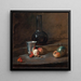 Der silberne Becher - Jean Simon Chardin — gerahmtes Bild an der Wand
