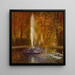 Der Wasserstrahl von Versailles - Gaston La Touche — gerahmtes Bild an der Wand