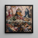 Der letzte Gericht - Cornelis de Vos — gerahmtes Bild an der Wand