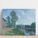 Reproduktion des Gemäldes Le Loing à Moret, en Été - Alfred Sisley