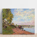 Reproduktion des Gemäldes Le Loing à Saint-Mammès (1883) - Alfred Sisley