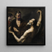 Der Märtyrertod des heiligen Barthélemy - Jusepe de Ribera — gerahmtes Bild an der Wand