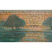 Reproduktion des Gemäldes Das Palais, Sommermorgen (Hampton Court) - Henri Le Sidaner