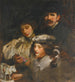 Der Maler, seine Frau und ihre Tochter - James Jebusa Shannon — Ansicht des Kunstwerks