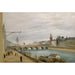 Reproduktion des Gemäldes Le Pont au Change, vu du quai de Gesvres - Jean-Baptiste-Camille Corot