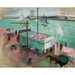 Reproduktion des Gemäldes Le Port du Havre - Raoul Dufy