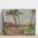 Reproduktion des Gemäldes Le Pradet, die Kiefern am Strand - Henri Lebasque