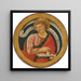 Der Prophet Jeremia - Pancrazio Iovetti — gerahmtes Bild an der Wand
