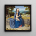 Der Ruhezustand während der Flucht nach Ägypten - Gerard David — gerahmtes Bild an der Wand