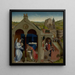 Der Traum des Papstes Serge - Atelier von Rogier van der Weyden — gerahmtes Bild an der Wand